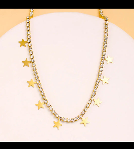 Starfall Choker and Bracelet Set