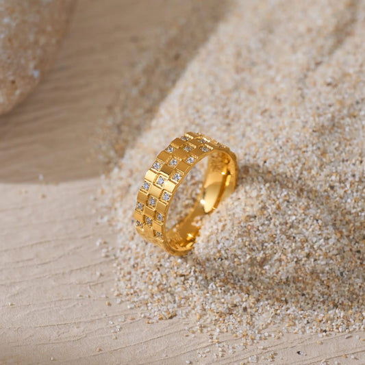 Alpha Bracelet and Ring Set