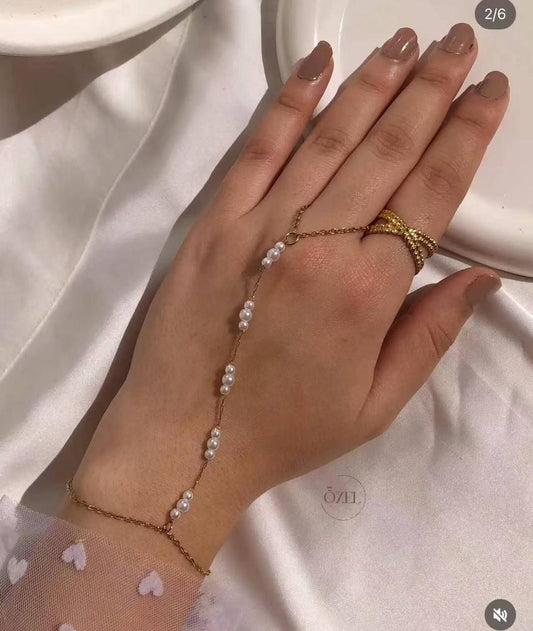 Beaded Handchain