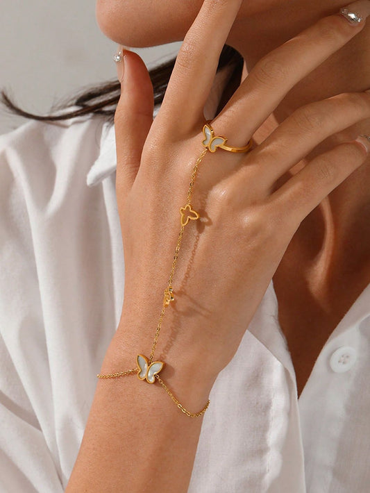 Liora Butterfly hand chain