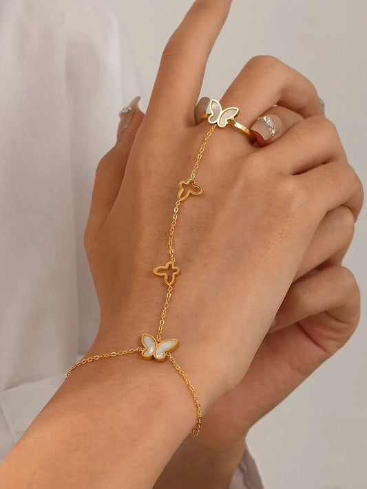 Liora Butterfly hand chain